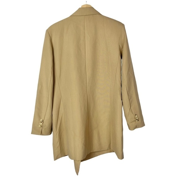ASOS Aria Cove Camel Brown Oversized Dad Blazer Dress 8 - Picture 2 of 3